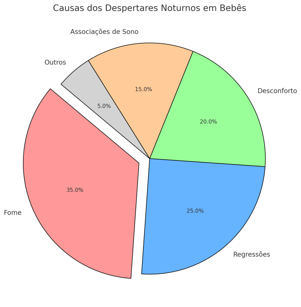 As principais causas dos despertares noturnos dos bebês