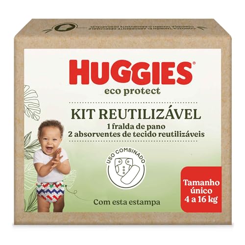 Huggies Kit Fralda Reutilizável Eco Protect: Conforto e Sustentabilidade em Alta!